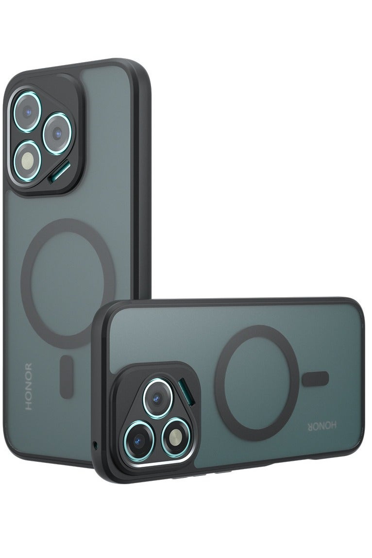 general for Honor 400 Lite Case Magnetic Shockproof Matte Cover Anti-Yellowing Cover Slim Frosted Matte Case for Honor 400 Lite 6.7" - Image 1