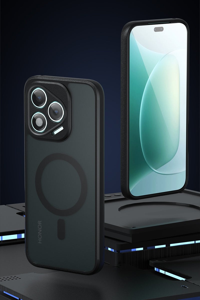 general for Honor 400 Lite Case Magnetic Shockproof Matte Cover Anti-Yellowing Cover Slim Frosted Matte Case for Honor 400 Lite 6.7" - Image 2