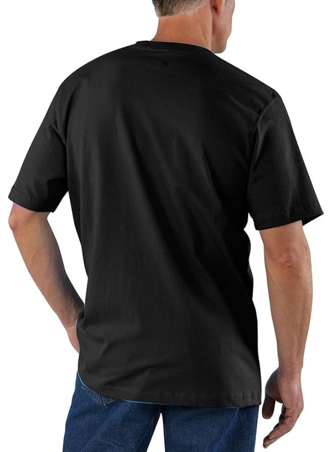 carhartt Carhartt Men's Loose Fit Heavyweight Short-Sleeve Pocket T-Shirt (Also Available in Big & Tall) Closeout  - Image 3