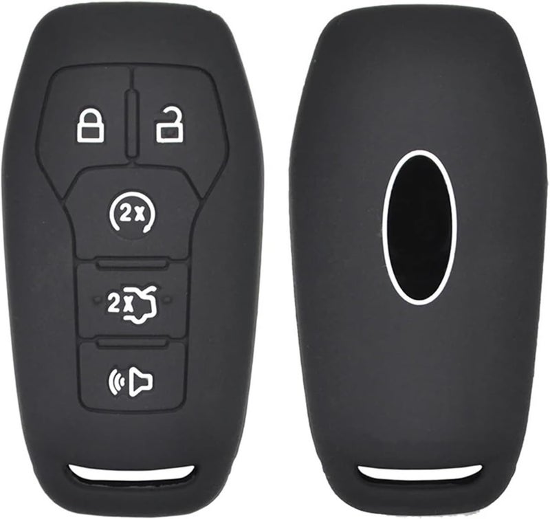 QASULER Silicone Key Fob Cover for Ford and Lincoln - Image 1