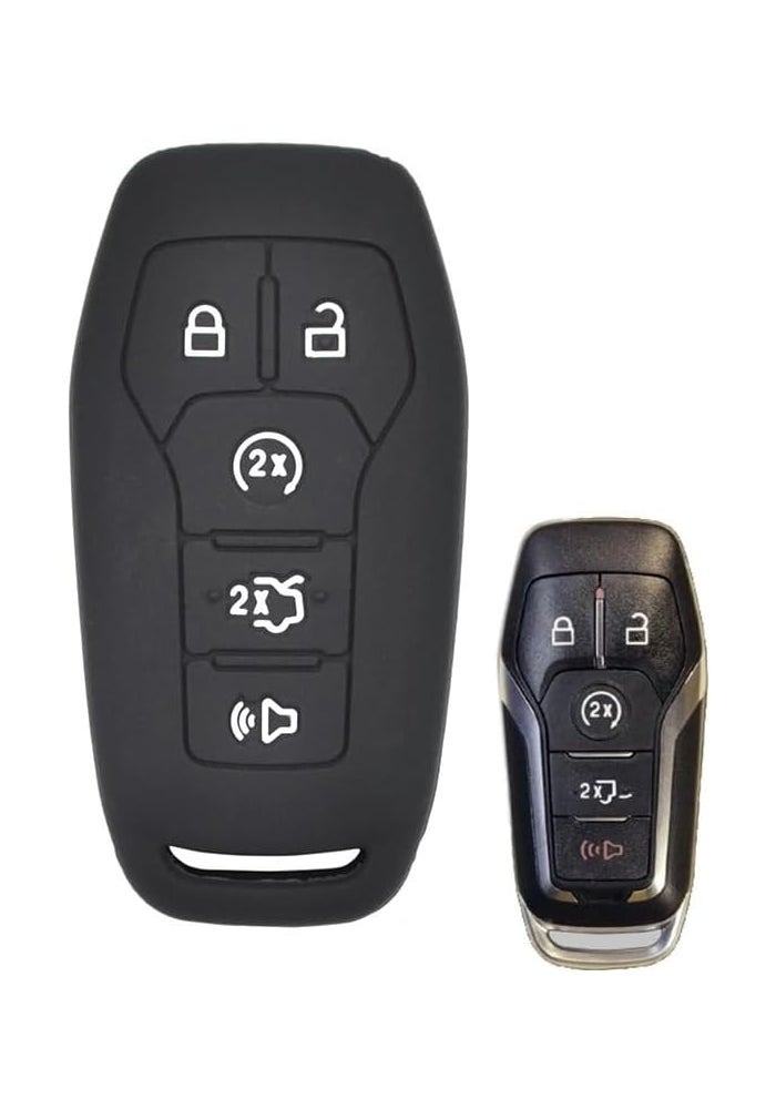 QASULER Silicone Key Fob Cover for Ford and Lincoln - Image 2