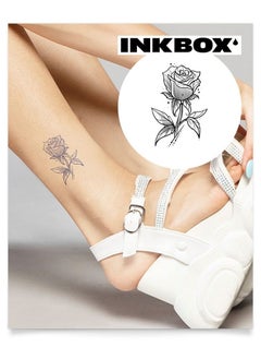 Inkbox Temporary Tattoos, Semi-Permanent Tattoo, One Premium Easy Long Lasting, Water-Resistant Temp Tattoo with For Now Ink - Lasts 1-2 Weeks, Embedded Soul, 3 x 3 in