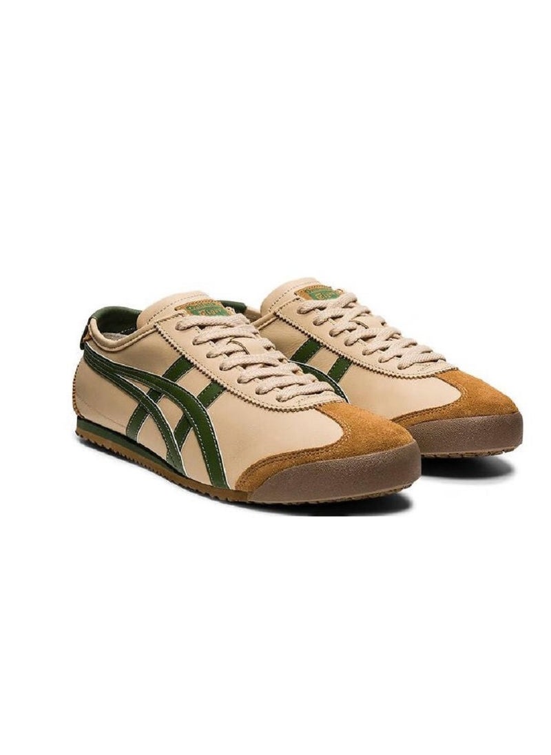 Onitsuka Tiger - Mexico 66 Colorblock Sneakers Brown/Green - Image 1