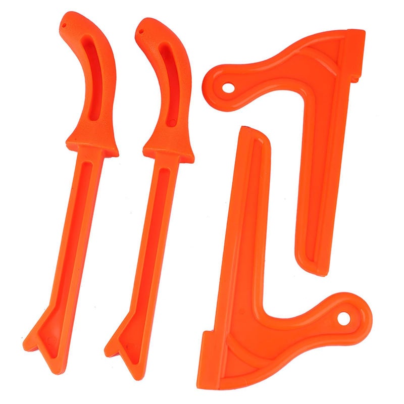 Red Safety Push Stick with Ergonomic Handle for Table Saw Carpentry - Image 3