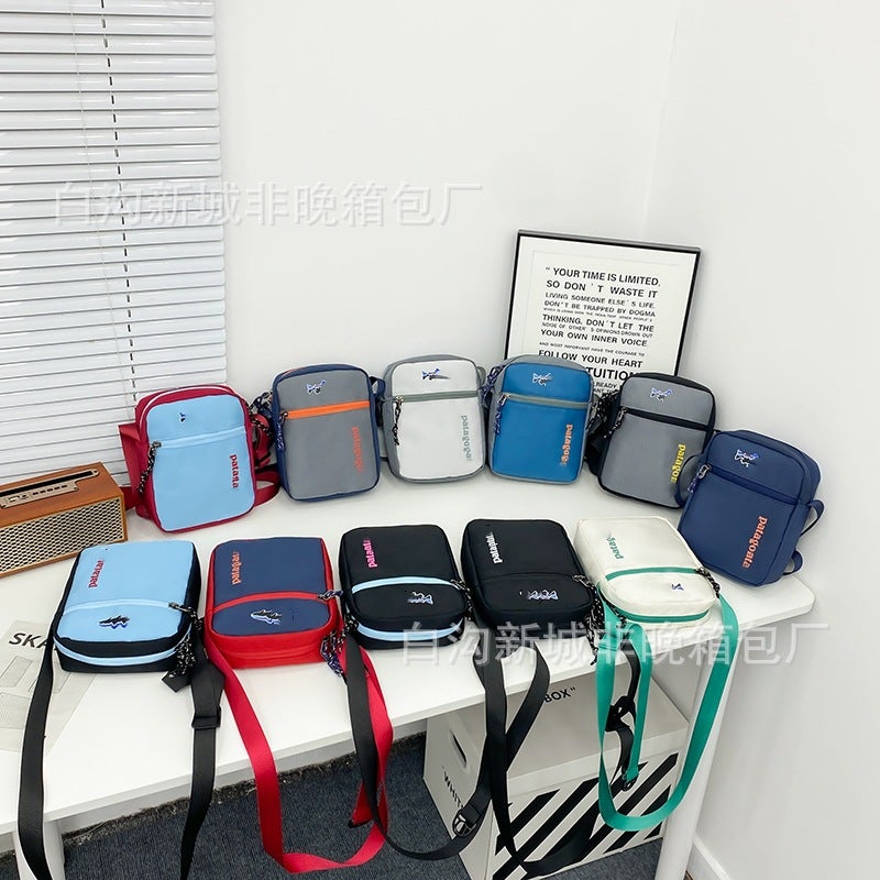 Trendy Brand Casual Shoulder Bag Men'S And Women'S Sports All-Match Crossbody Bag Bata Street Fashion Personalized Color Matching Satchel - Image 2