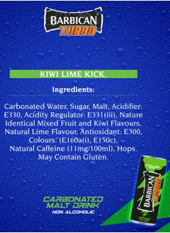 Barbican Turbo Drink Fiery Kiwi Lime 6 x 240ml  - Image 4