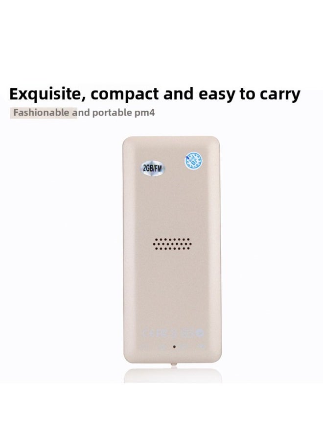 Generic - Multi-function MP3/MP4 2GB/4GB/8GB Comes With Memory HD Video Player Lyrics Sync-Body Color:Red-Memory Capacity:8GB [full Set]] - Image 1
