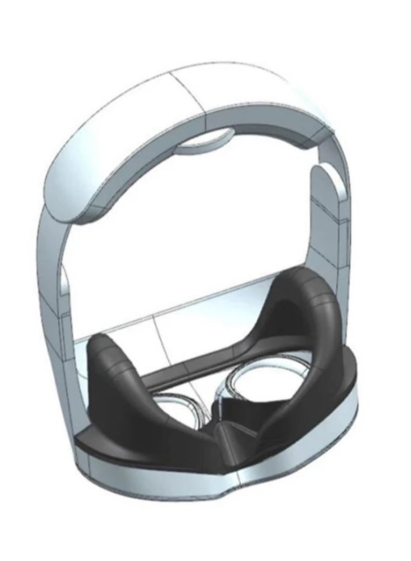 لـ Meta Quest Pro نظارات الواقع الافتراضي، وسادة العين المغناطيسية، قناع الامتصاص، غطاء العزل، وسادة الوجه المضادة للعرق، إكسسوارات استبدال، تعزيز الراحة للعب الواقع الافتراضي الممتد - Image 4