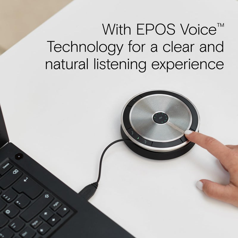 EPOS Sennheiser Epos Expand 20 Wired Conference Speakerphone Black, Silver (1000226) - Image 5
