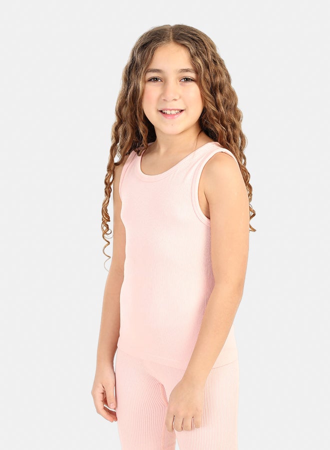 Carina Girly Ribbed Tank Top - Image 2