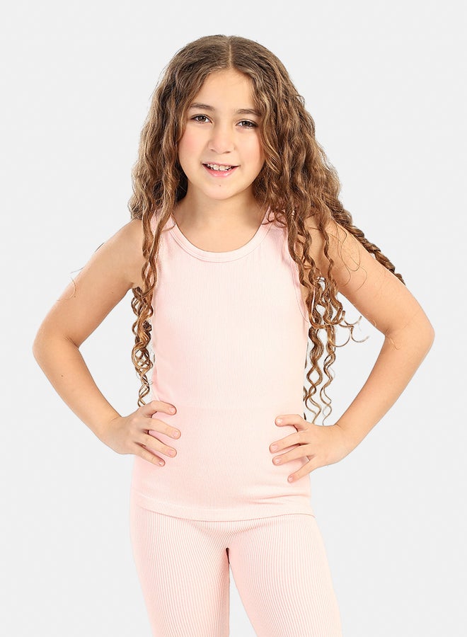 Carina Girly Ribbed Tank Top - Image 1