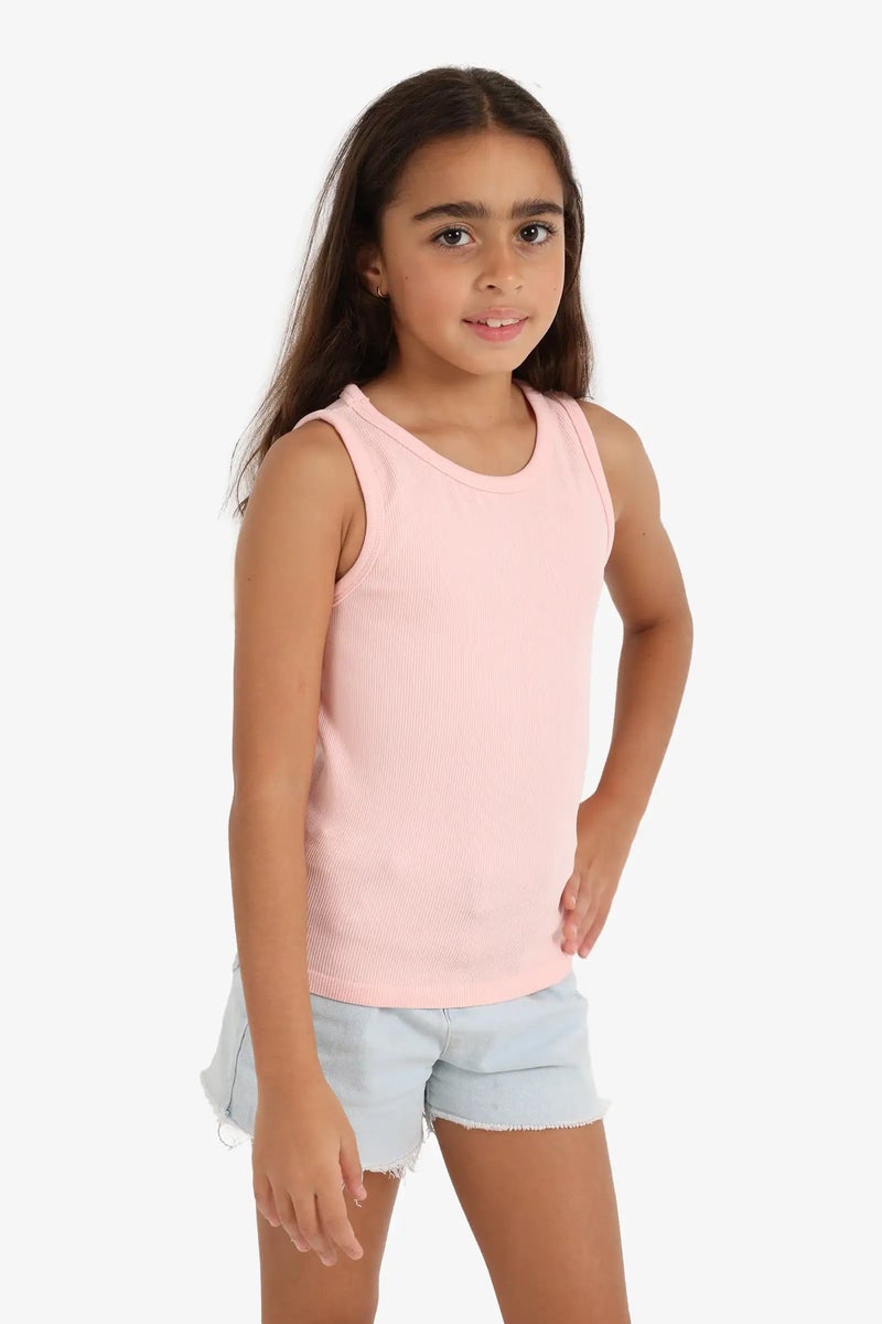 Carina Girly Ribbed Tank Top - Image 2