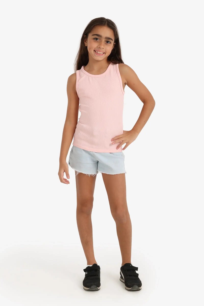 Carina Girly Ribbed Tank Top - Image 5
