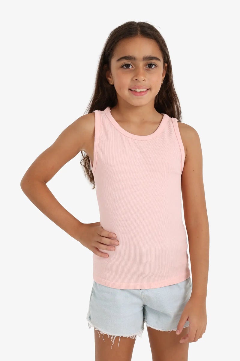 Carina Girly Ribbed Tank Top - Image 1