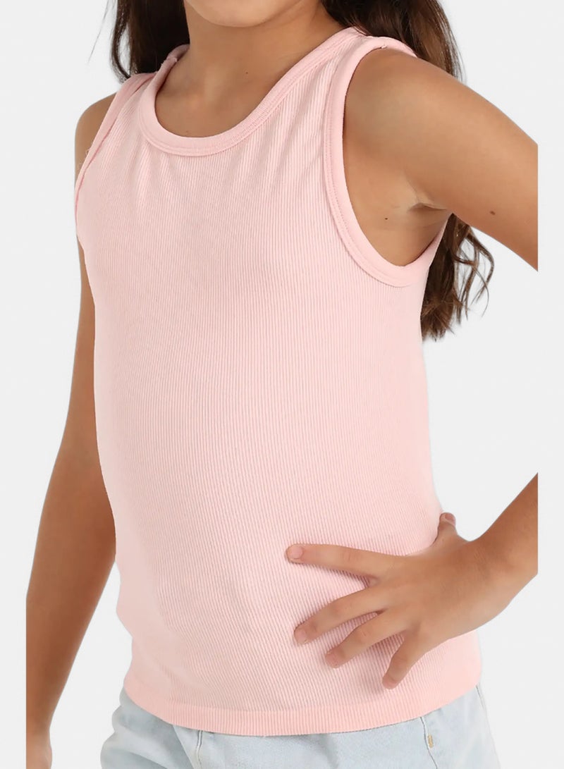 Carina Girly Ribbed Tank Top - Image 4