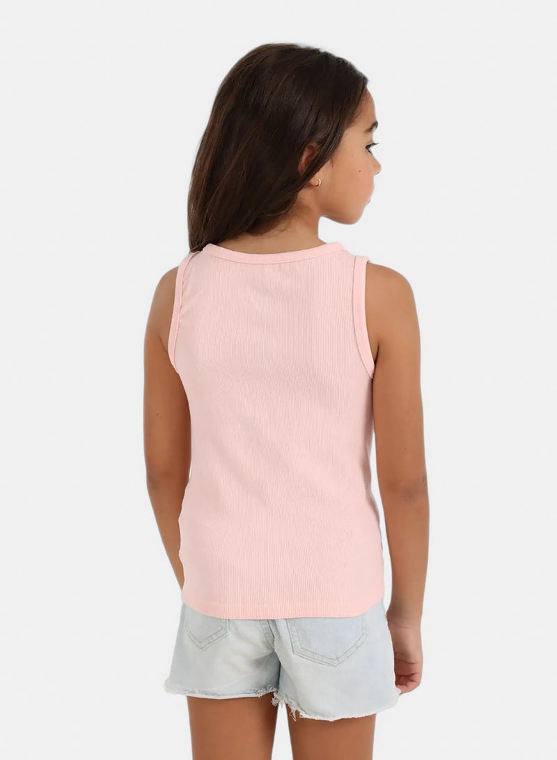 Carina Girly Ribbed Tank Top - Image 3