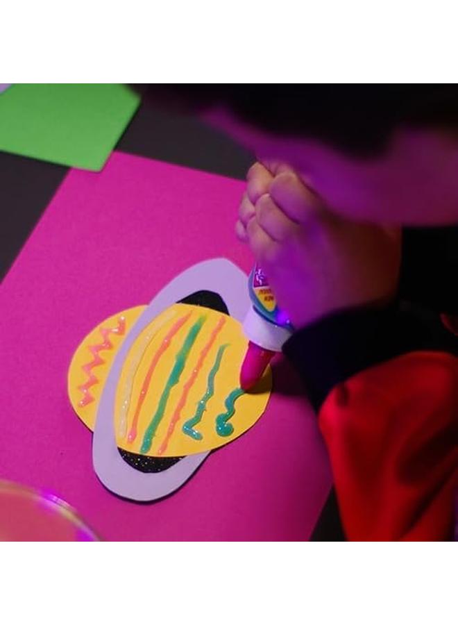 إلمرز صمغ لامع 177 مل قابل للغسل ومناسب للأطفال، رائع لصنع السلايم وصناعة اللون الوردي - Image 2