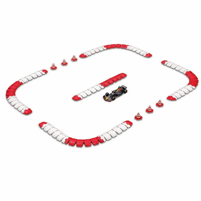 Maisto Tech Formula Racing Oracle Red Bull Racing F1 #1 Max Verstappen Die-cast RC Car Track Set (1:41, Black) - Image 3