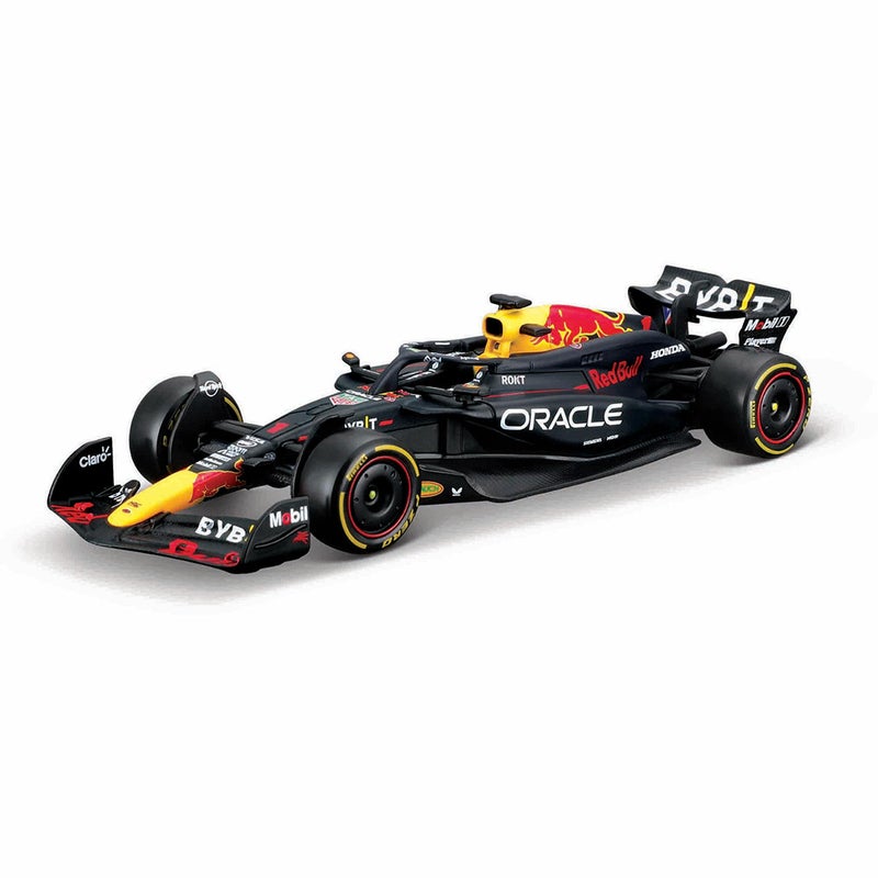 Maisto Tech Formula Racing Oracle Red Bull Racing F1 #1 Max Verstappen Die-cast RC Car Track Set (1:41, Black) - Image 2