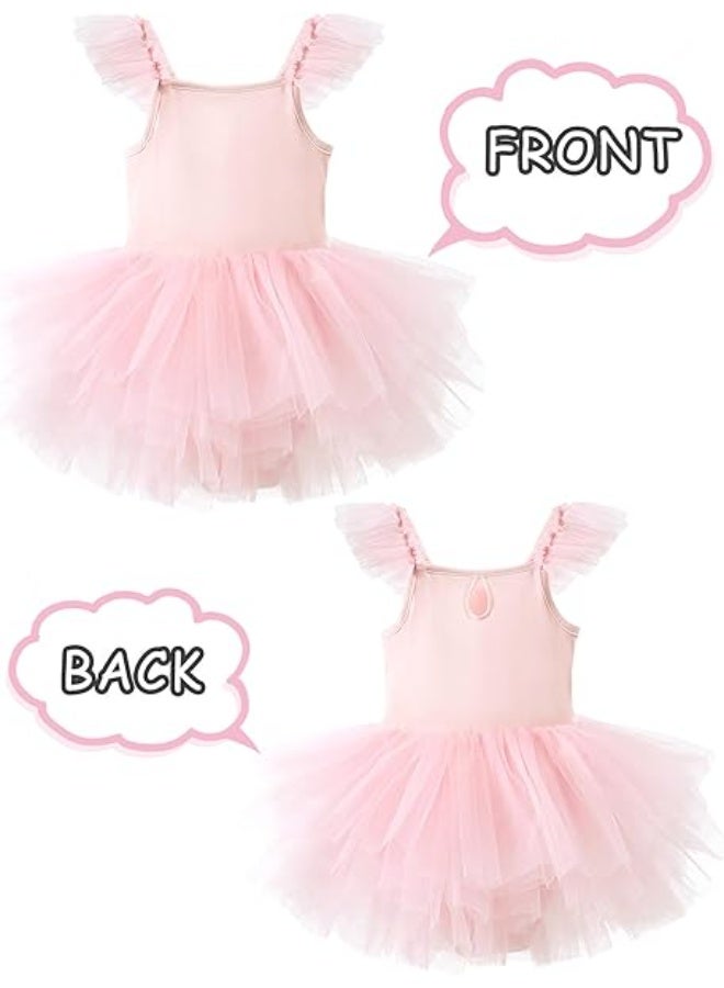 Dance Ballet Tutu Leotard Ballerina Outfit for Girls Toddler Dance Tutu Dress Princess Dress - Image 4