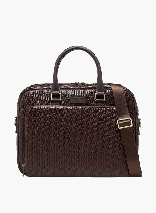Duchini Men Textured Laptop Bag