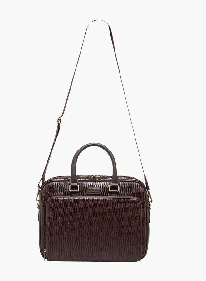 Duchini Men Textured Laptop Bag