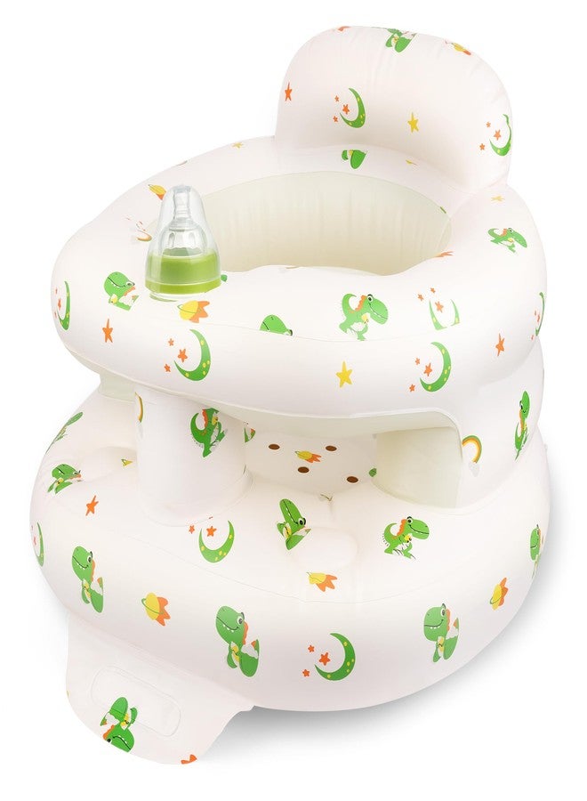 Windspeed Inflatable Baby Seat for 4 to 36 Months with Built-in Air Pump Infants Sit Me Up Floor Seat for Baby Inflatable Sitting Up Chair with Back Support for Learning Sit/Feeding - Image 1
