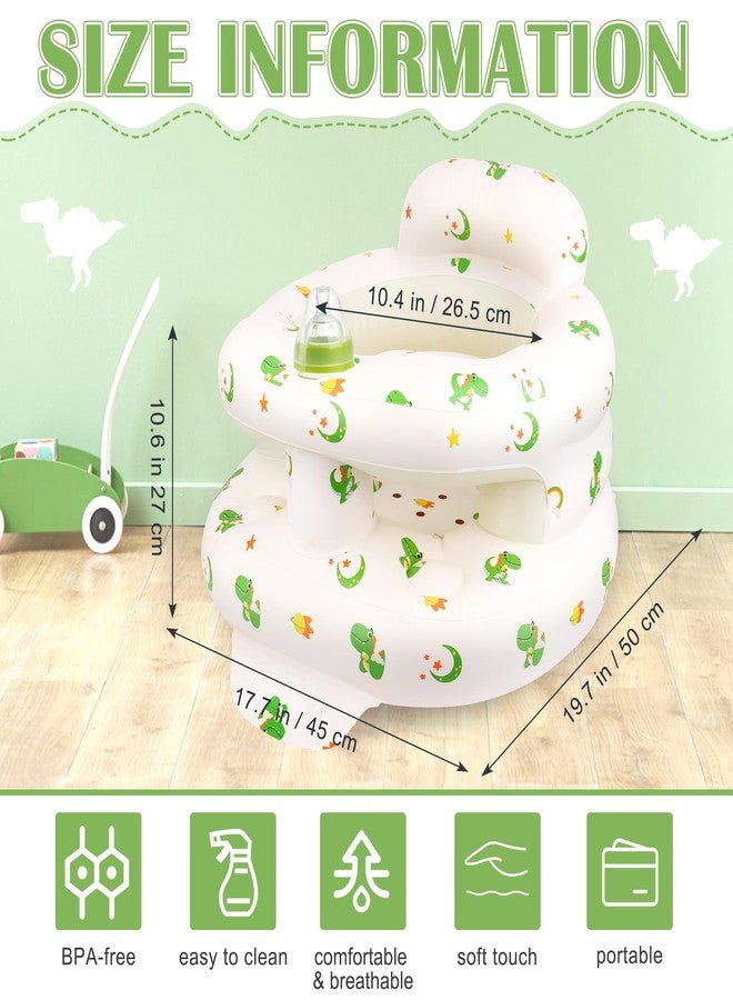 Windspeed Inflatable Baby Seat for 4 to 36 Months with Built-in Air Pump Infants Sit Me Up Floor Seat for Baby Inflatable Sitting Up Chair with Back Support for Learning Sit/Feeding - Image 2