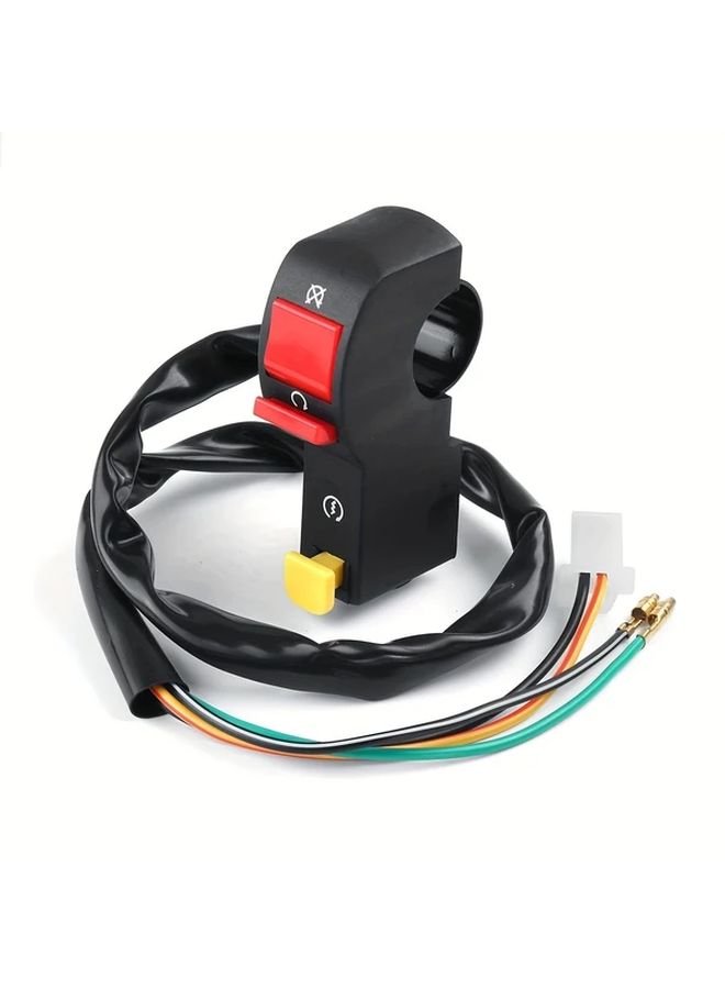 Universal Black Engine Start Stop Switch Button for Scooter Motorcycle ATV - Image 5