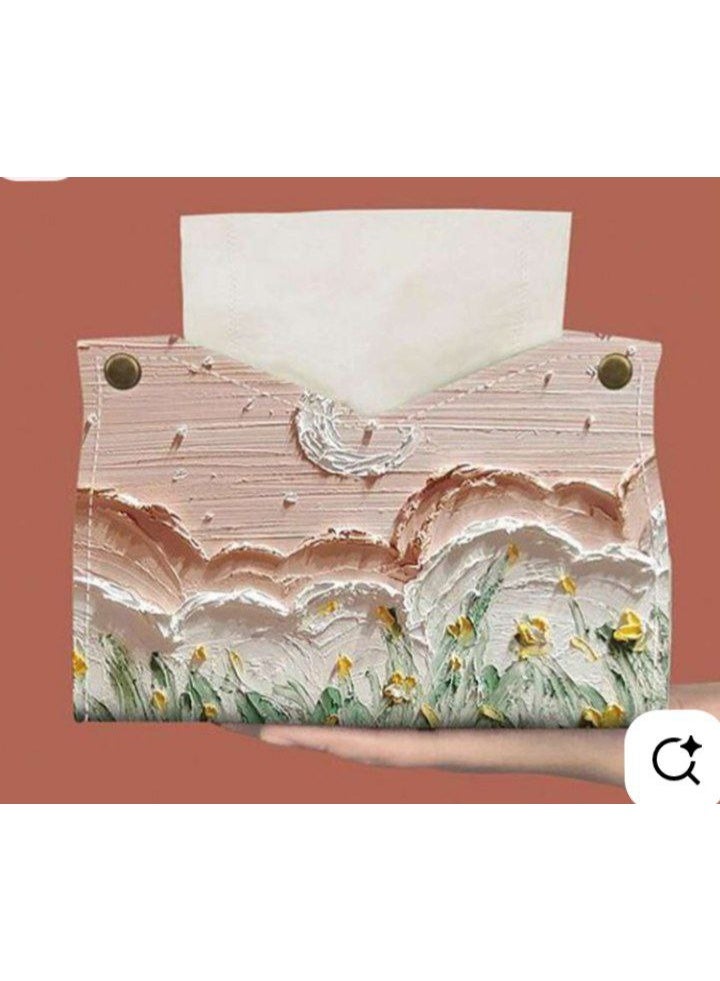 Leather watch tissue box, 550 tissues - Image 4