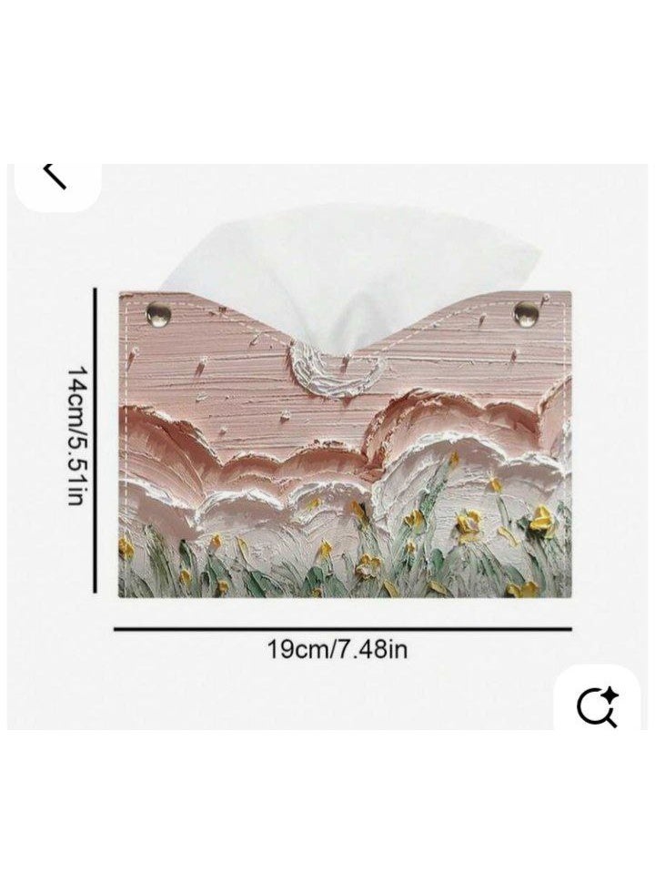 Leather watch tissue box, 550 tissues - Image 5