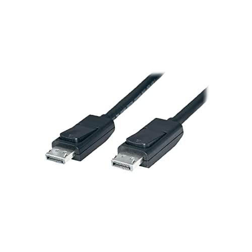4xem 4XDPDPCBL10 Cable 10' 20 Pin DisplayPort M/M, Black - Image 2