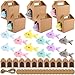 Flahard 55 Pcs Shark Party Favors Include 18 Mini Plush Shark Stuffed Animal Bulk 18 Boxes 18 Cards and 5m Rope for Adopt Ocean Animal Birthday Party Gifts - Image 2