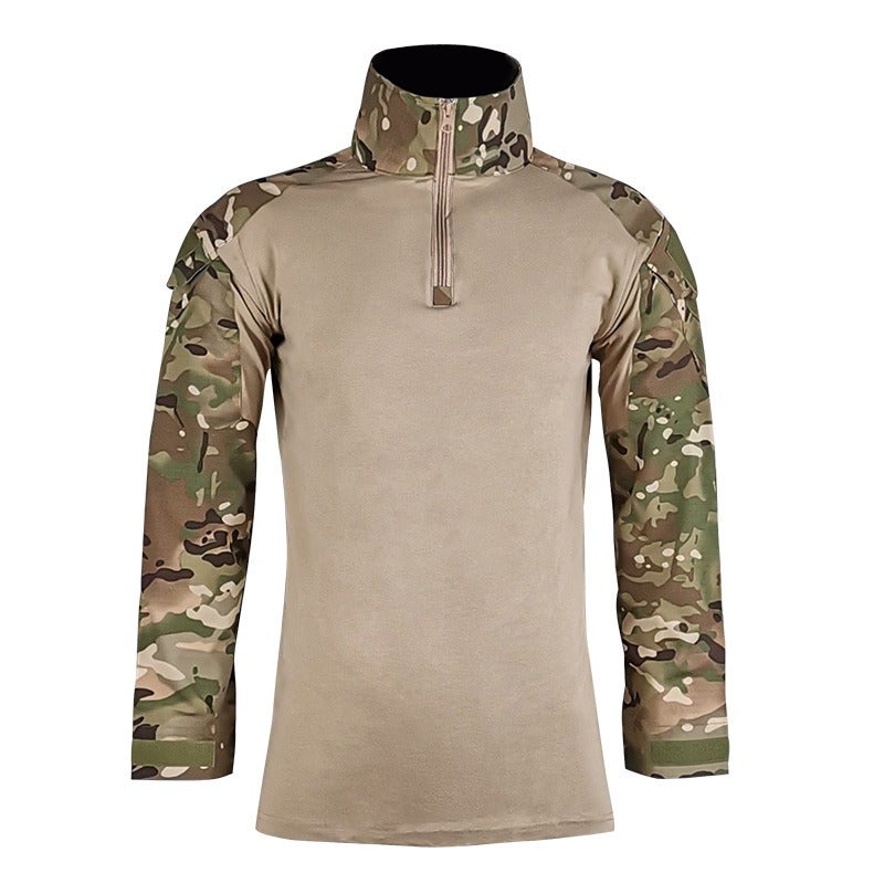 PFZL Outdoor Tactical Frog Suit Long Sleeve Spring Cycling Training Shirt Stretch T-Shirt Top for Boys - Image 5