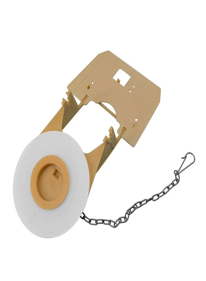 Lychee Light 3-Inch Toilet Flush Valve Flapper Replacement Parts Assembly with Silicone Seal & Counter Bracket - Repair Kit Compatible with TOTO THU128 and C863 389. - Image 1
