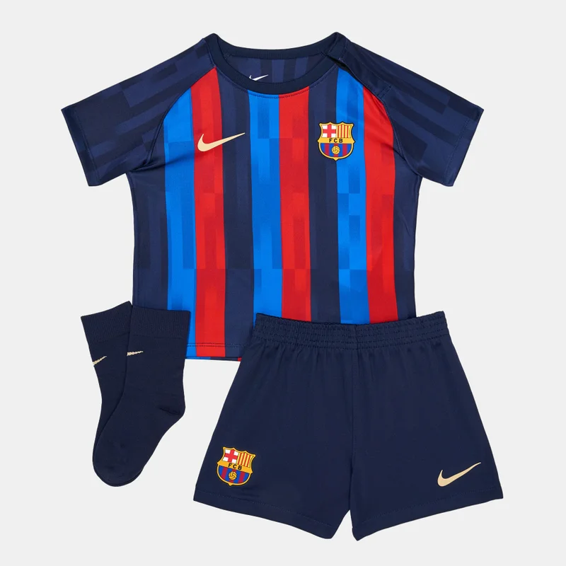 Nike Kids' F.C. Barcelona Home Football Kit - 2022/23 (Baby & Toddler)