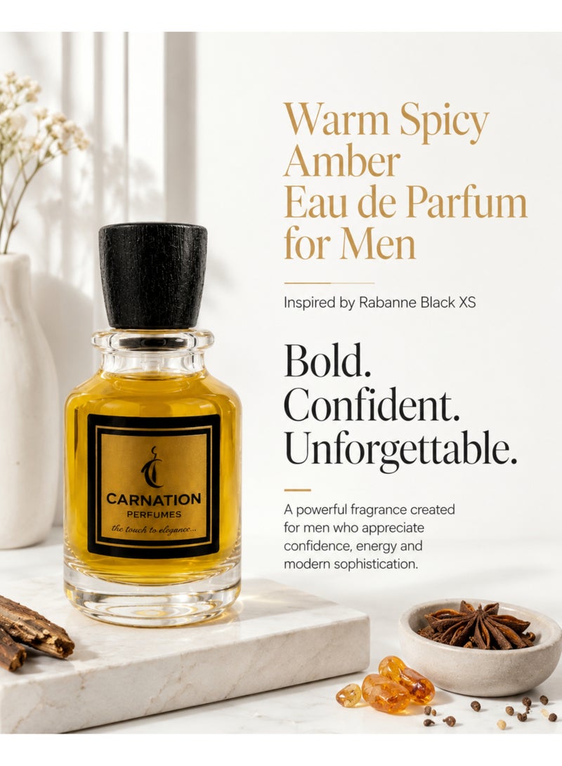 Carnation Amber Tobacco Eau de Parfum for Men | Inspired by Dolce & Gabbana The One - Image 4