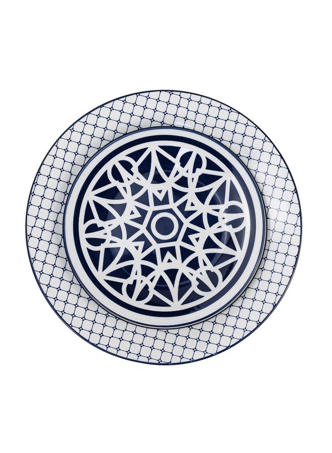 شالو طقم عشاء بورسلين من 12 قطعة - Image 2