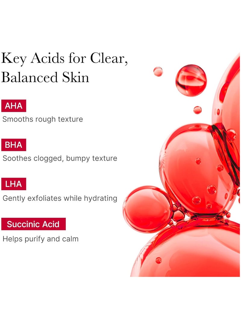 ميديكيوب جرعة تقشير الجسم من ميديكيوب ريد لعلاج حب الشباب، منظف بخاخ للجسم بنكهة الفراولة، حمض ألفا هيدروكسي + حمض بيتا هيدروكسي + حمض السكسينيك، مقشر، 3.88 أونصة. - Image 3