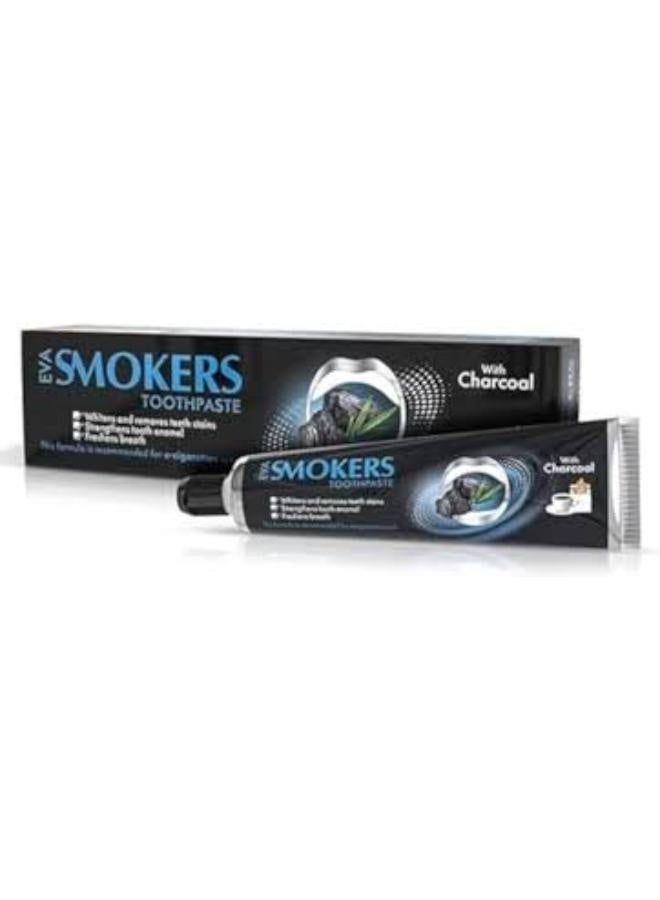 EVA SMOKERS CHARCOAL TOOTHPASTE 50MG