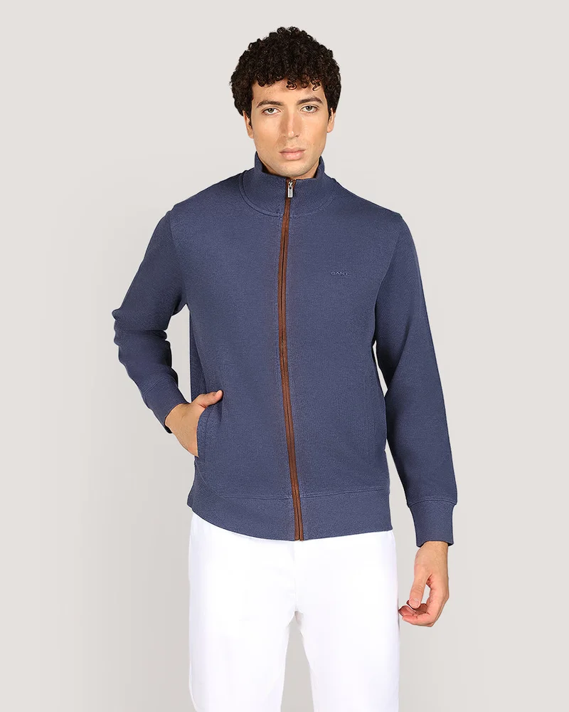 GANT Sacker Rib Full Zip Cardigan