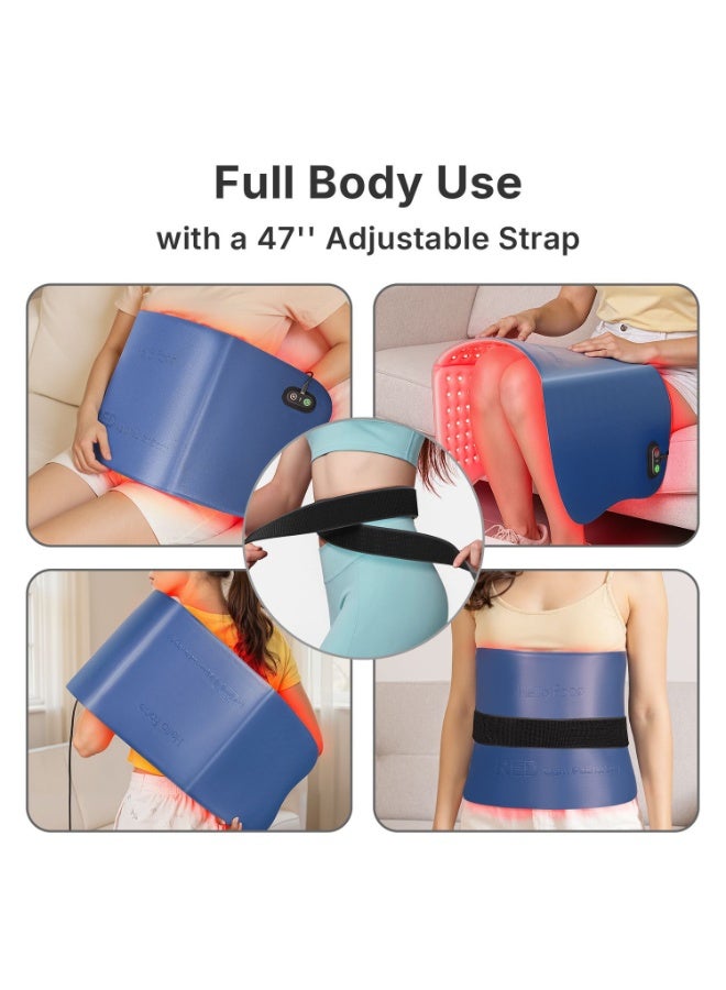 Hello Face Red Light Therapy Pad (L7) | 660-850nm Wavelength, 264 Light Positions, Red Light Skincare, Deep Penetration | Red Radiation Chamber - Image 5