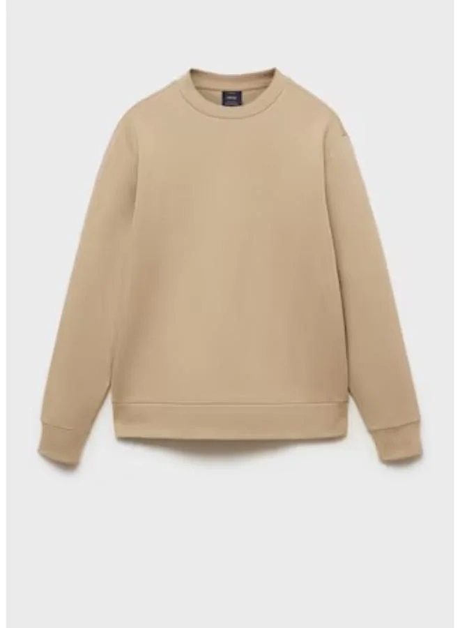 Mango Man Regular-Fit Cotton Sweatshirt