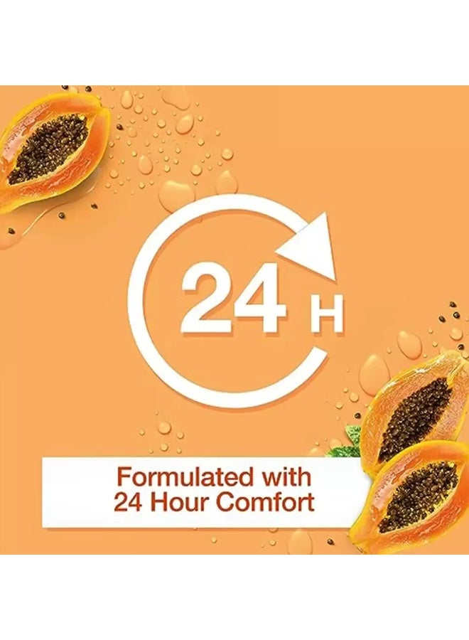 Johnson's Johnsons Vita Rich Smoothing Body Wash with Papaya Extract- 400ml+250ml Orange 650mlml - Image 2