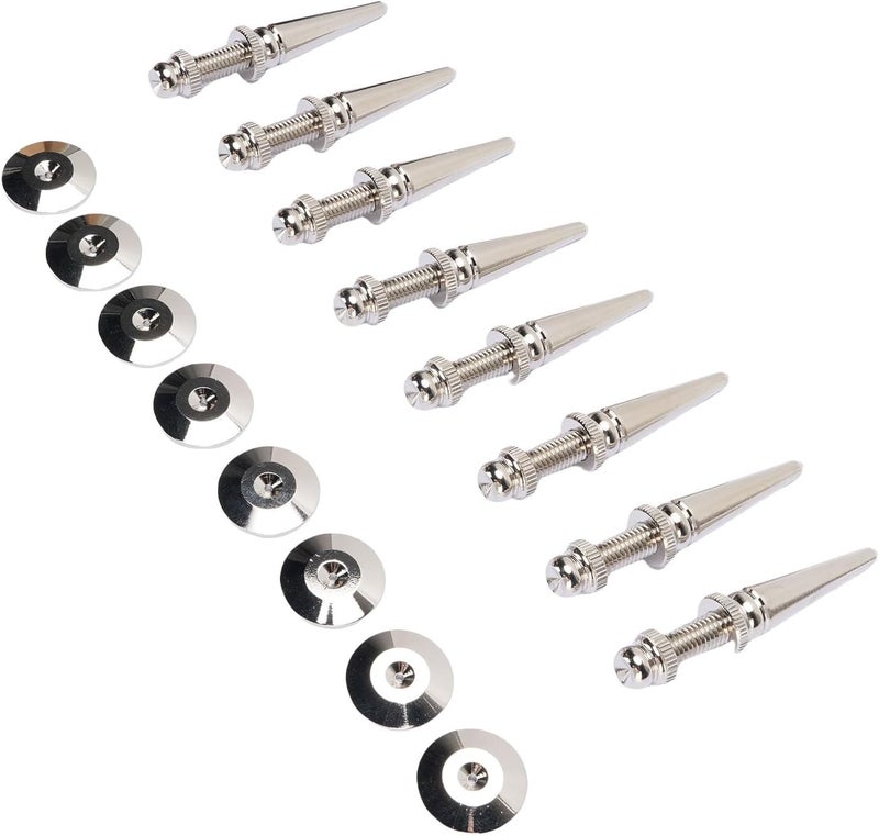 Yoidesu Speaker Spikes, Adjustable Height 8 Pcs Shockproof Speaker Isolation Spikes for CD DVD Player - Image 4