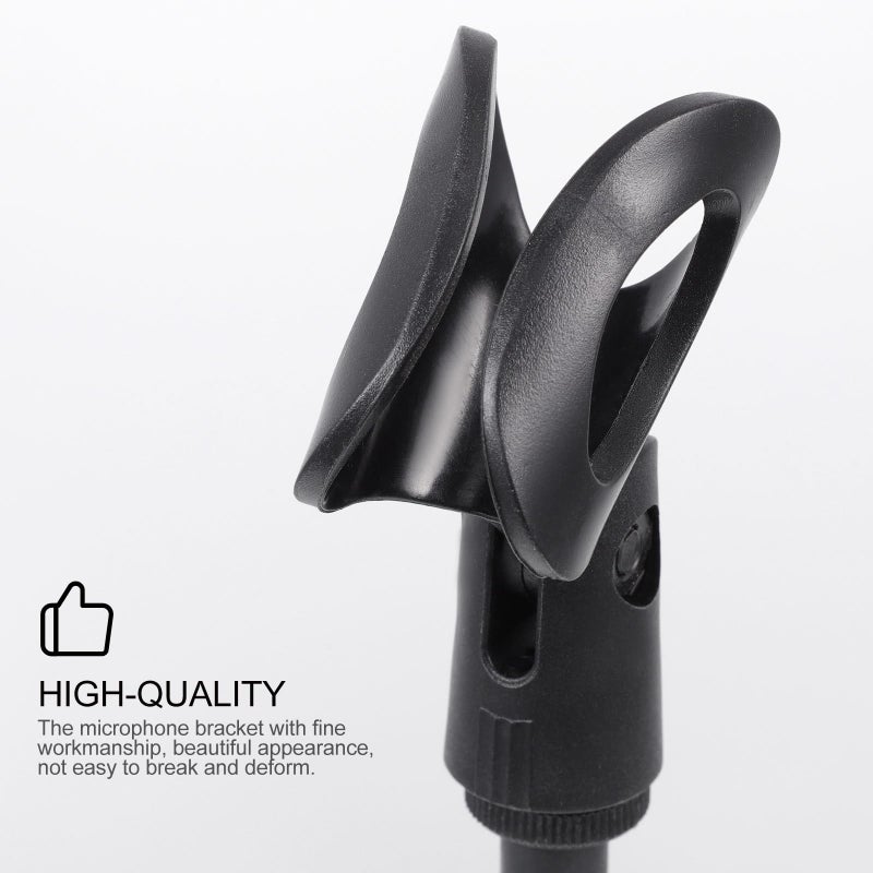 Universal Adjustable Desktop Microphone Stand Tripod Black For Recording Podcasting - Image 4