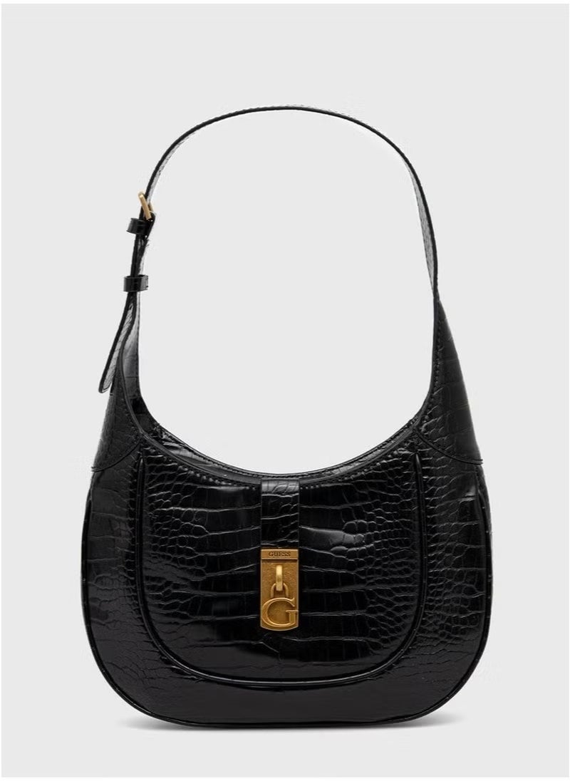 GUESS - Borsa a Spalla Maimie Nero - Image 1