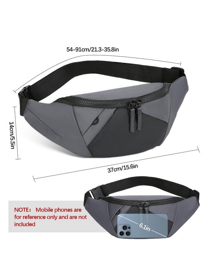 GUSTAVE¬Æ Waist Bag for Man, Compact and Fashionable Waterproof Crossbody Sling Bag with Versatile Carrying Options, Adjustable Nylon Belt for Urban and Outdoor Use, Casual or Office Commutes, 22x14cm - Image 2