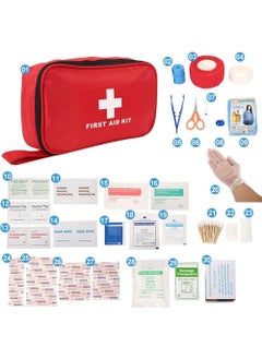 Rock Pow First Aid Kit,184 Pcs Travel Emergency Survival Kits Portable Outdoor Survival Disaster Earthquake Emergency Bags Big Capacity Home Car  - Image 4