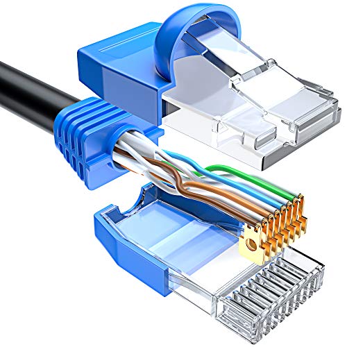 Maximm Cat6 Outdoor Cable 250 feet - Black - Solid Copper 550Mhz, Waterproof Ethernet Cable Suitable for Direct Burial Installations. - Image 2